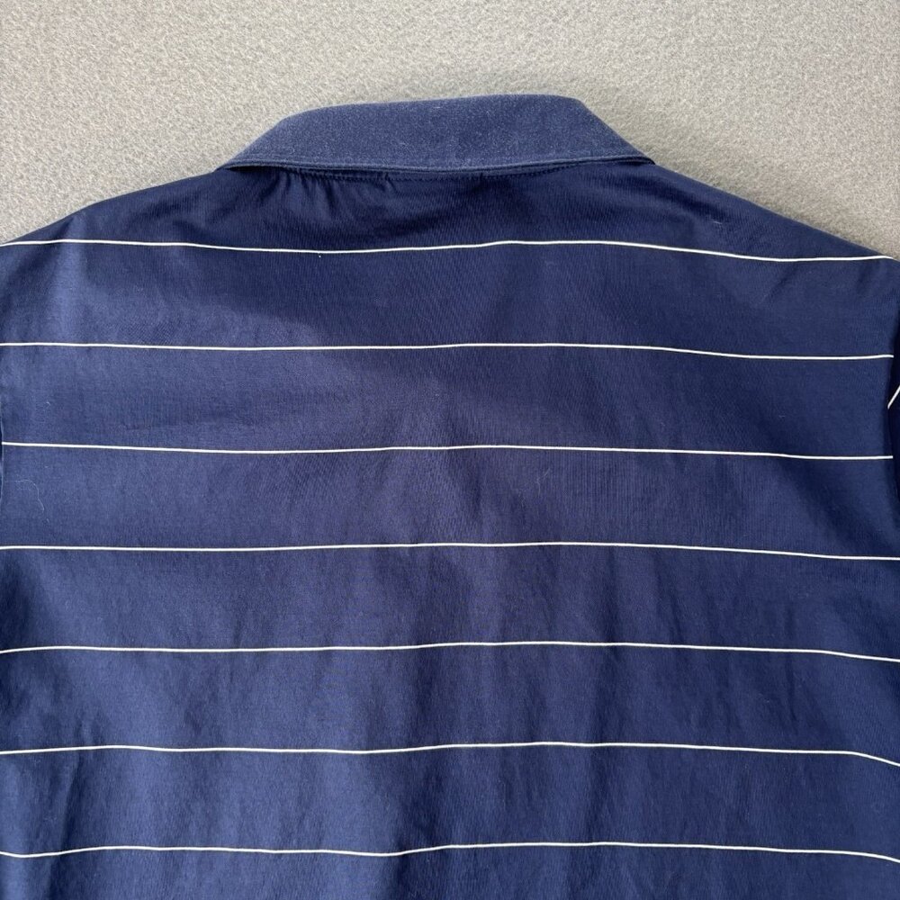 Lacoste Short Sleeve Shirt Polo Slim Fit Stripe Blue CH4966 Mens Size 6 Preppy - Picture 11 of 14